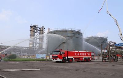 以練備戰|七臺河市政企聯動應急演練在寶泰隆圓滿收官